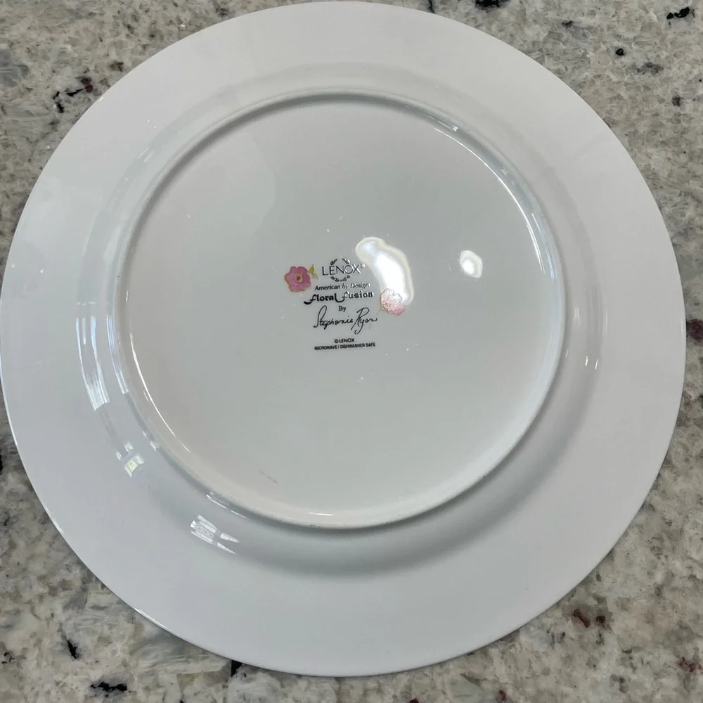 Lenox Floral Fusion Stephanie Ryan 11.5” Dinner Plate 2010